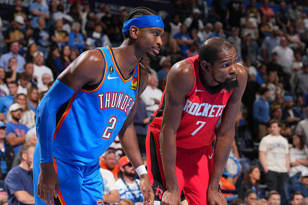 NBA揭幕战：双加时！雷霆125-124险胜火(huǒ)箭
